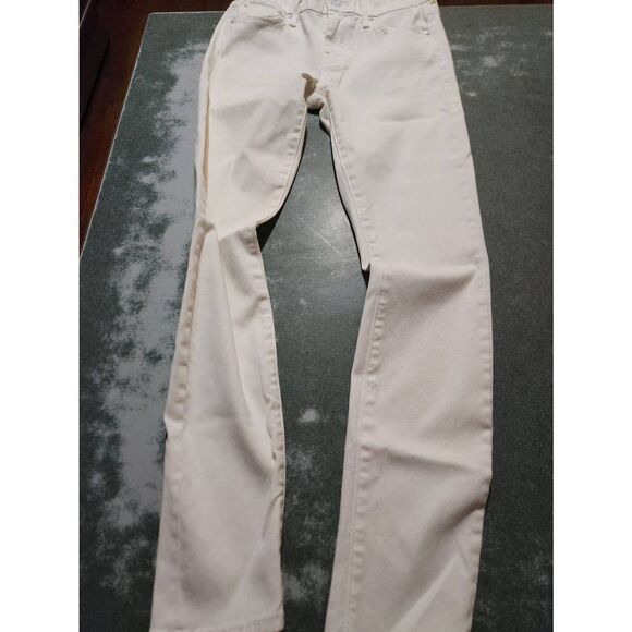 MOTHER The Looker Jeans, Glass Slipper white sz 24 - Picture 2 of 7